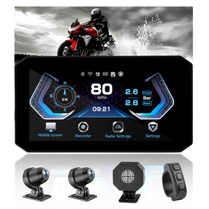 5.5inch Wifi không thấm nước Carplay IP67 không thấm nước 5/7 inch màn hình cảm ứng Android Auto DVR BT Navigation GPS xe máy Carplay - Product Image 1