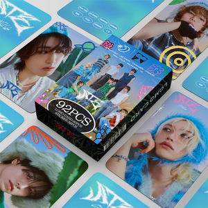 Yeni 92 adet LOMO kartları STRAYKIDS yeni albüm müzik-yıldız fotoğraf kartları etiket toplama kartı lazer kutusu - Product Image 1