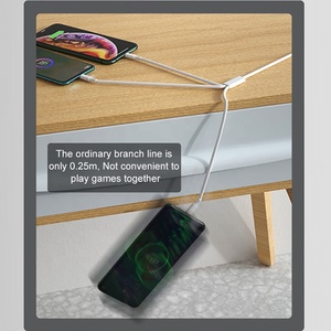 Nylon Braided <strong>1</strong>.2m Fast Charging Micro Usb Type-C Multi USB C Port Function 3 <strong>in</strong> <strong>1</strong> Usb Charing Cable - Product Image 5