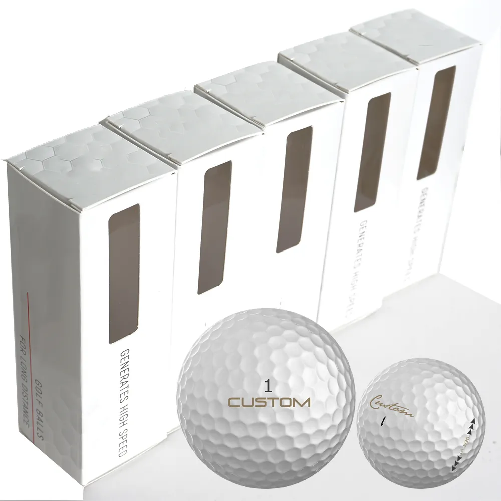 Good Factory Price Customize Logo Golf Ball 2 3 4 Piece Oem Usga Urethane Tournament Golf Ball