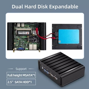 XCY Fanless Mini Industrial <strong>Computers</strong> Intel Core I5 5200U Dual Ethernet 2x COM RS232 <strong>Linux</strong> - Product Image 3