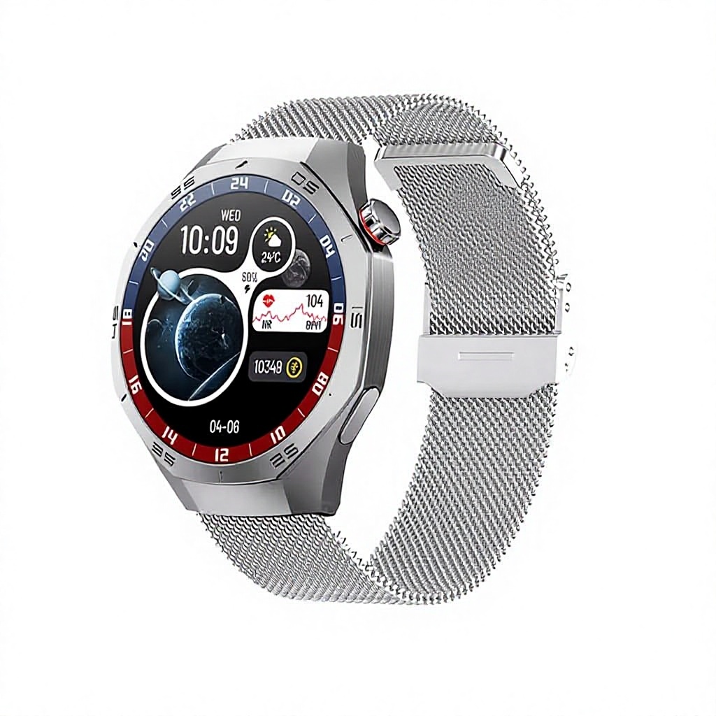 Bracelet en maille Milano blanc
