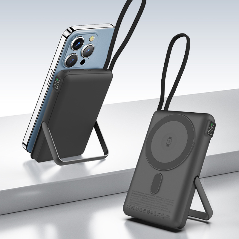 Cargador rápido negro 10000mah 25W