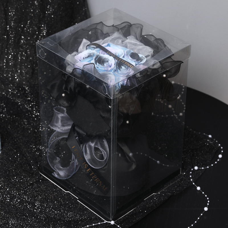 11 black plum sauce bouquet gradient blue