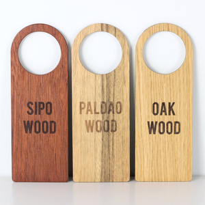 Durable Biodegradable Eco-Friendly Wooden Hotel Door Hanger Custom '<strong>Do</strong> Not Disturb' Sign Housekeeping Card Business Card