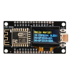 0,96 Zoll OLED-Display Wemos ESP8266 ESP-12F ESP12F CP2102 Wireless Wifi Development Display Board Micro USB 0,96 "für Arduino