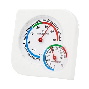 Igrometro quadrato temperatura umidità Tester Meter -30C - 50C strumento di misura termometro digitale con due puntatore per uso domestico - Product Image 5