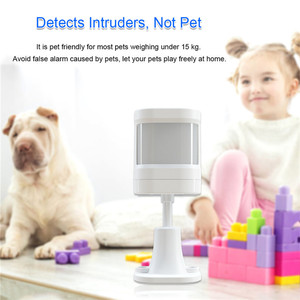 Sensor PIR inalámbrico Detector de movimiento Material ABS Batería Sistema de seguridad para el hogar para puerta de casa Compatible con redes GSM WIFI - Product Image 6