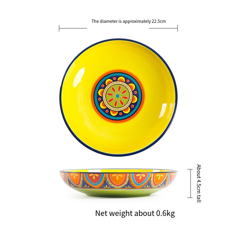 Latin -9 inch deep disc-green