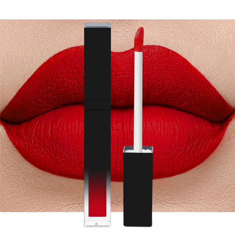 49 couleurs en gros faites votre propre rouge à lèvres No Logo Long Lasting Cosmetic Vegan Private Label Matte Liquid Lipstick