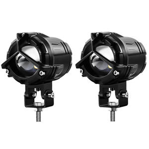 1pair M1 M2 M3 Dual Color Yellow White Led Spot <strong>Light</strong> Tri-model Motorcycle Headlight Hi/lo Fog Lamp Head <strong>Light</strong> Motorcycle - Product Image 6