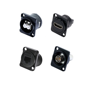 D型LC光纤RJ45 BNC 3.5毫米连接器D模块机箱连接器DIN VGA USB RJ11 RCA连接器 - Product Image 1