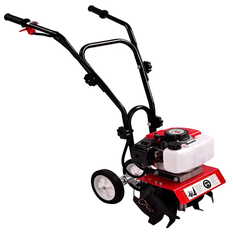 Cultivador 52cc 2hp profissional, de alta qualidade, mini tiller agricultor para agricultor