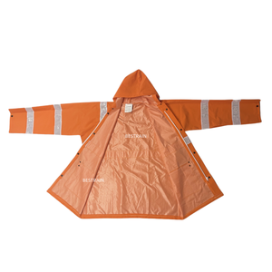 En iyi yağmur yeni yansıtıcı kayış PVC + polyester ağır iş elbiseleri bölünmüş kayış yağmurluk yağmur dişli fabrika toptan - Product Image 4