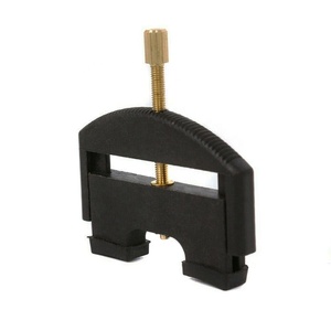 Popular 1/4-4/4 negro ligero endurecido altura ajustable violín puente de cuerdas elevador de cuerdas - Product Image 4