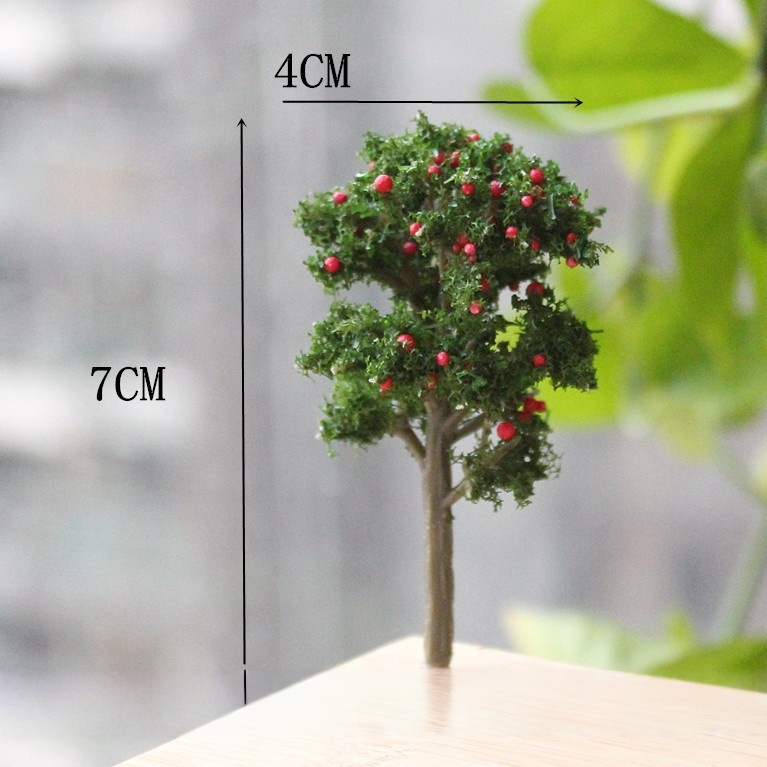 árbol frutal rojo