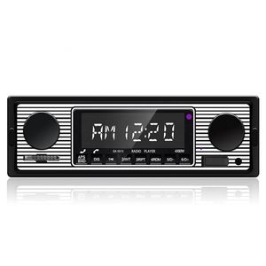 Yüksek kaliteli FM radyo alıcısı desteği Aux SD USB MMC uzaktan kumanda klasik tarzı 1Din araba Stereo araba MP3 çalar ISO portu - Product Image 1