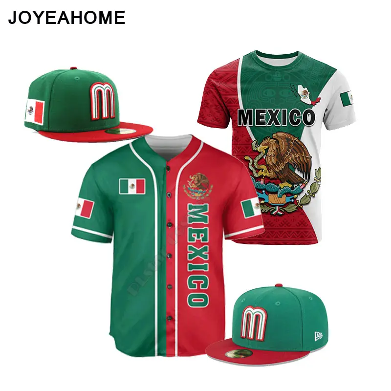 Messico Flag Henry shirt Mexico Polo t-shirt M Hat 2023 World Baseball Classic New regolabile Fitted Hat Mexico t-shirt