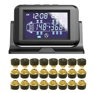 Tpms bán xe tải 6-24 cảm biến bánh xe kỹ thuật số không dây thời gian thực xe tải giám sát áp suất lốp hệ thống với Bên ngoài/Cảm biến nội bộ - Product Image 3