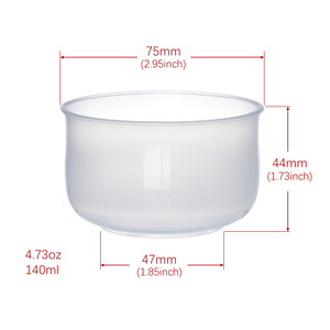 Mingyu使い捨て透明PPデザートキャラメルプリンカップふた付き耐久性のあるPlastic-BS-38製 - Product Image 6
