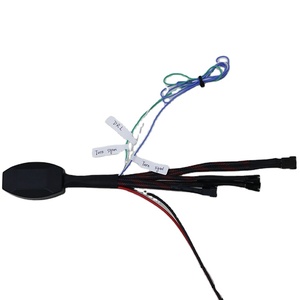 เครื่องควบคุมไฟรถยนต์ LED B606ไฟรัศมีสี RGB LED & ดวงตานางฟ้าภายในยานยนต์6โซนควบคุมสวิตซ์แบค DRL