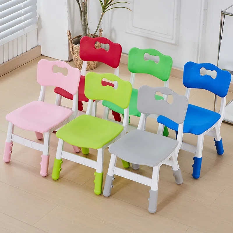 daycare furniture preschool Colorful can be spliced and folded plastic chair for children