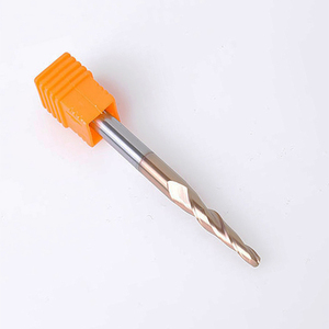 1/4 inç Shank 2D/3D detay gravür yönlendirici Bit ile 3mm ucu çapı top burun Spiral End Mill CNC makinesi freze kesicisi aracı - Product Image 4