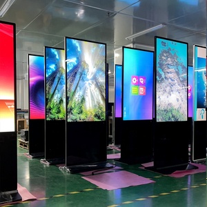 Monitor interactivo de 55 pulgadas, quiosco de pantalla táctil para interiores, sistema Android, entrada WiFi /USB, reproductor de AD automático, publicidad de pie - Product Image 5