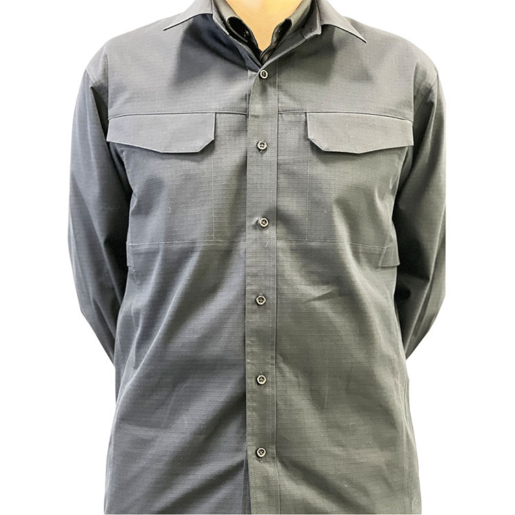 Custom Made Men's Security Guard Uniforms Long Sleeve Shirts With Customized Logo