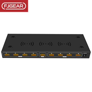 Conmutador/divisor HDMI 2X8 4K x 2K con control remoto IR 2 entradas HDMI y 8 salidas HDMI Función de pantalla 1080p - Product Image 4