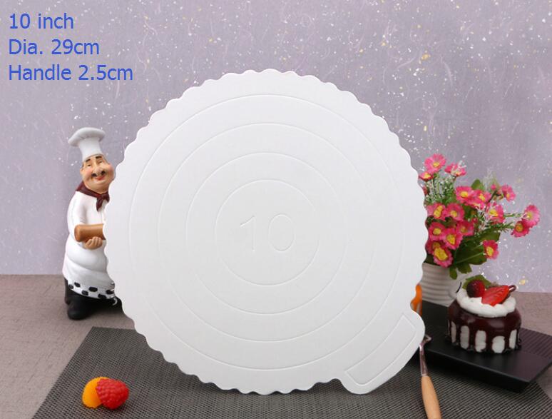 White Round 10 inch