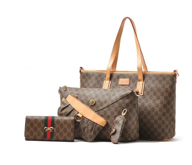 Bolsos de diseñador 2 en 1 para mujer, bolsas personalizadas de lujo con logotipo, de fábrica China