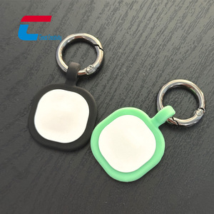 Su geçirmez yazdırılabilir Qr kodu silikon Pet etiketleri çift taraflı baskı anahtarlık kayıp izleme NFC akıllı köpek kimlik etiketi - Product Image 3