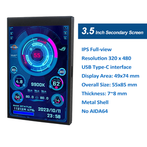 3.5インチIPS Type-C GPUモニターデスクトップLCDパネルUSBデジタルディスプレイ二次スクリーンWin10 11用 - Product Image 3
