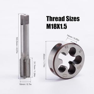 32 cái/bộ HSS Khoan Chế Biến Gỗ Công Cụ Nhà Sản Xuất HSS 6542 Metric Chủ Đề Kết Hợp Khoan Và Vòi Thiết Lập Cho Kim Loại - Product Image 4