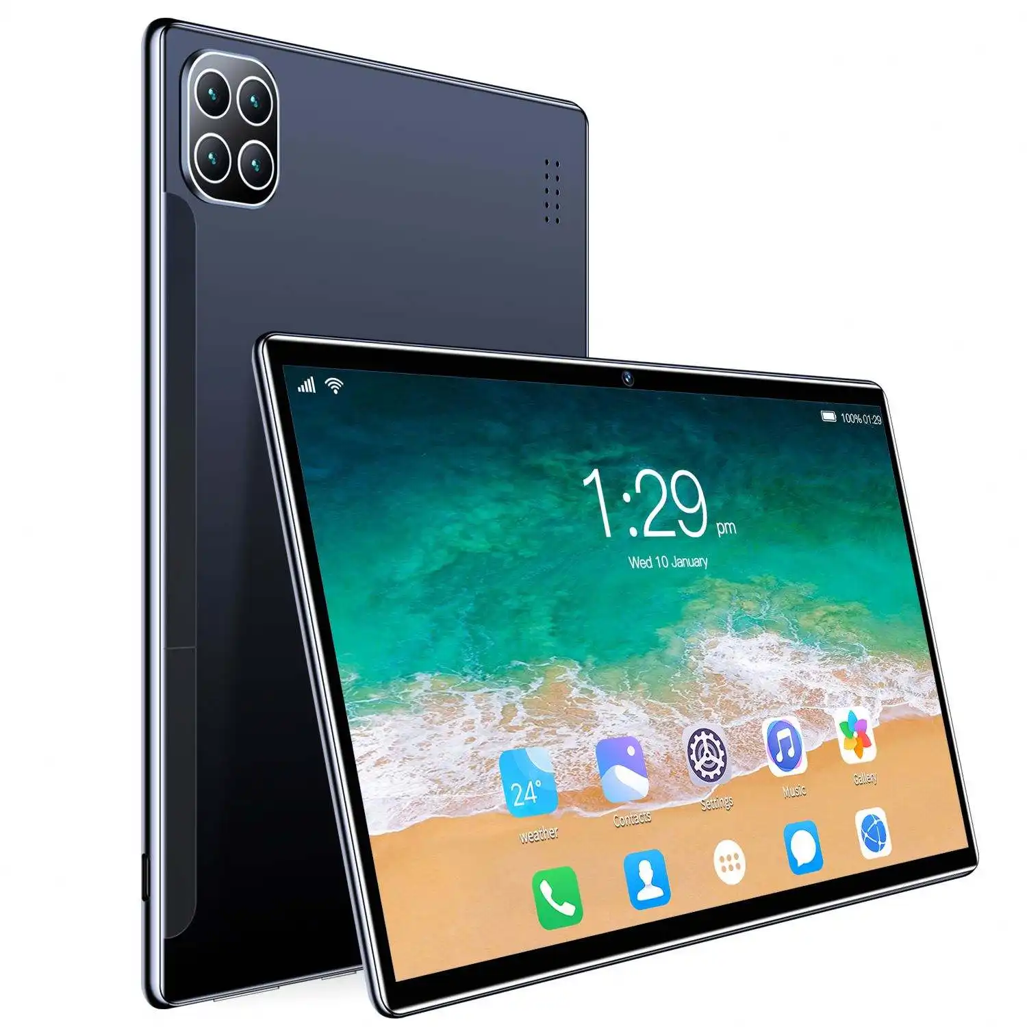 Tablet 3D 4G sem óculos, tablet 3D de 10,1 polegadas Android 11.0 GMS 3GB+32GB 4+64GB 4G Tablet PC para OEM personalizado