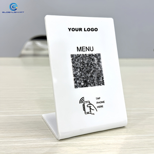 ตัวอย่างฟรีป้ายอะคริลิครหัส Qr ขาตั้งรีวิว Google เมนูอะคริลิค Nfc ขาตั้งจอแสดงผล Nfc ขาตั้งรีวิว Nfc - Product Image 5