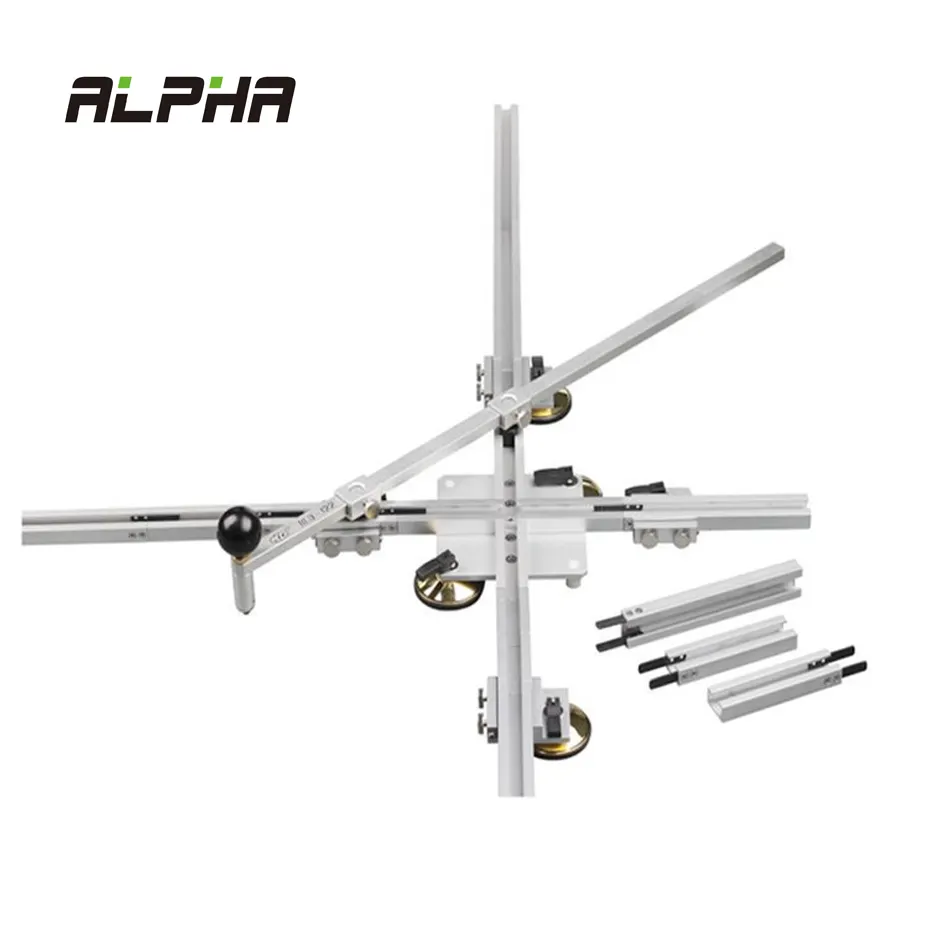 ALPHA 60CM 122CM 200CM Ajustbale el karo elmas Oval daire cam kesici makinesi