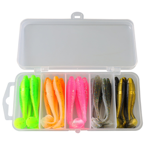 Palmer 31 cái 5.5cm <span class=keywords><strong>6</strong></span>.5cm 7.5cm Mồi câu cá Phụ Kiện <span class=keywords><strong>Jig</strong></span> Set mềm câu cá lure Worm Set <span class=keywords><strong>Jig</strong></span> head <span class=keywords><strong>Kit</strong></span> hộp câu cá lure <span class=keywords><strong>Kit</strong></span> - Product Image 5