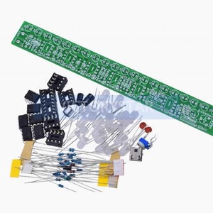 USB voice controlled audio spectrum lamp kit <strong>LED</strong> car volume level indicator light Music diProduct features 1 Comes with a microp - Product Image 1