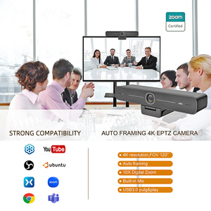 AIAVD Cámara web de enfoque automático 4K Usb Cámara de conferencia Micrófono incorporado Usb3.0 4K Webcam Stock Obsbot Tiny 2 4K Webcam 8 Mega - Product Image 2