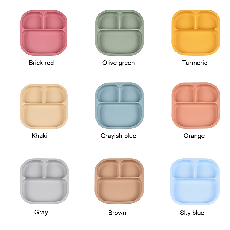 Silicone dinner plate