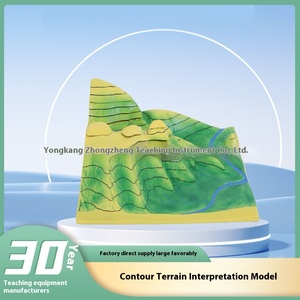 3D топографическая карта модель контура местности учебное пособие для географии классное образование - Product Image 2