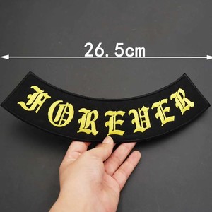 Christian Jesus mãi mãi thêu câu lạc bộ Biker vá thêu sắt trên xe gắn máy vá cho quần áo Bikers vest áo khoác - Product Image 4