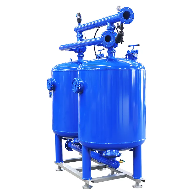 Filtro de arena automático para lavado de coches Reciclaje de Agua de fracking planta química aguas residuales