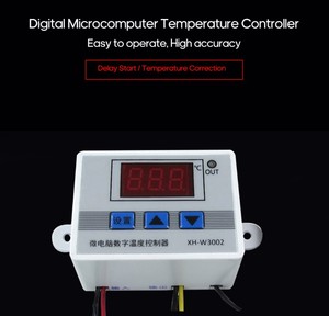 XH-W3002 12V 24V 110-220V Digital LED Temperatur regler Thermostat-Steuersc halter Sonde mit wasserdichtem Sensor W3002 - Product Image 3