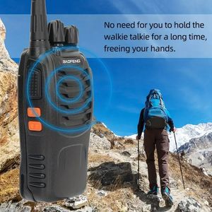 4 cái Baofeng BF-888S Walkie Talkie UHF hai cách phát thanh tầm xa cho người lớn đài phát thanh Walkie bộ đàm - Product Image 5