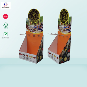 Картонный бумажный столик с логотипом на заказ - Product Image 2
