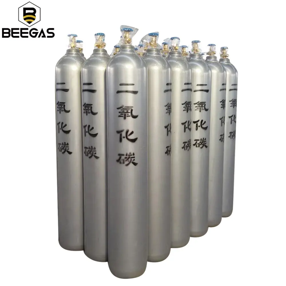 CO2 Gas Price 40L Carbon Dioxide Cylinder 150Bar CO2 Bottles For Sale