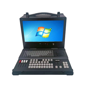 Stazione di commutazione in diretta con schermo 17.3 4U con telaio portatile rinforzato a macchina con tastiera a guida morbida Vmix - Product Image 1